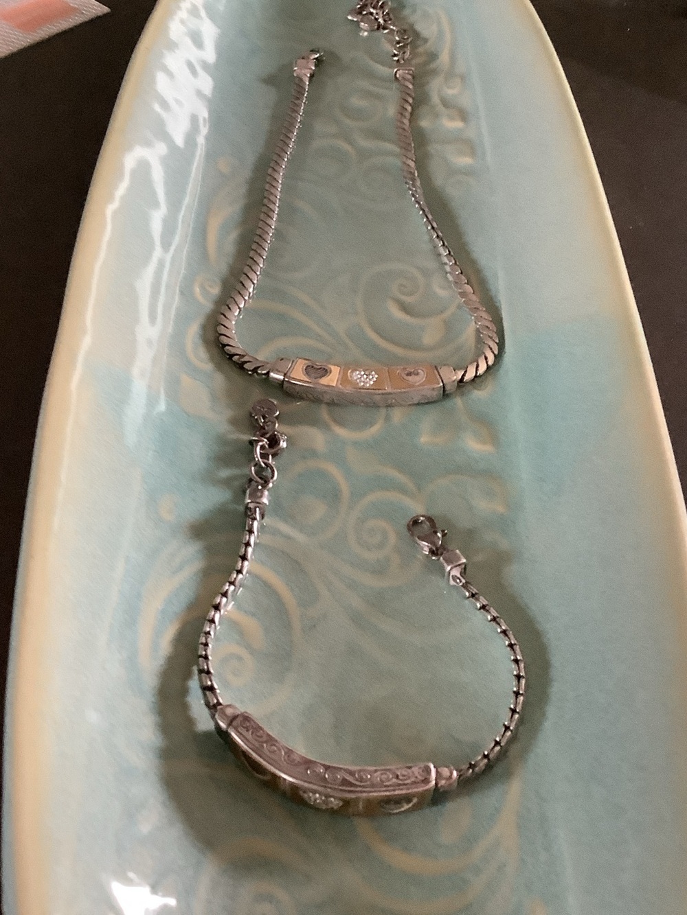 Brighton Silver Tone necklace and bracelet